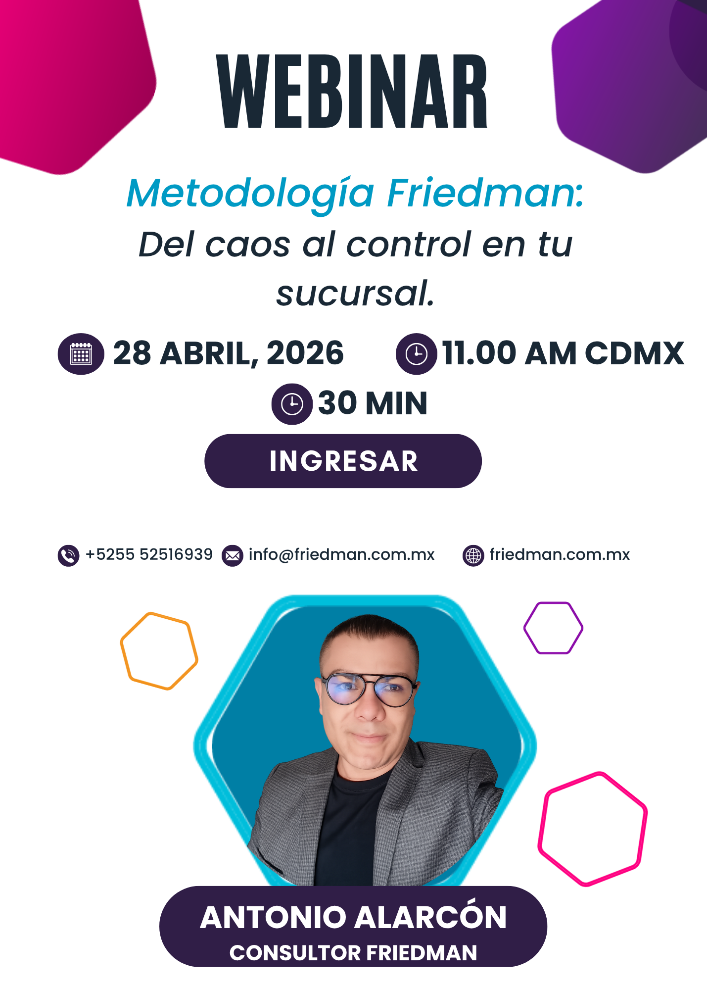 Webinar Supervisión de Múltiples Sucursales - Antonio Alarcón - 12 Mayo 2026